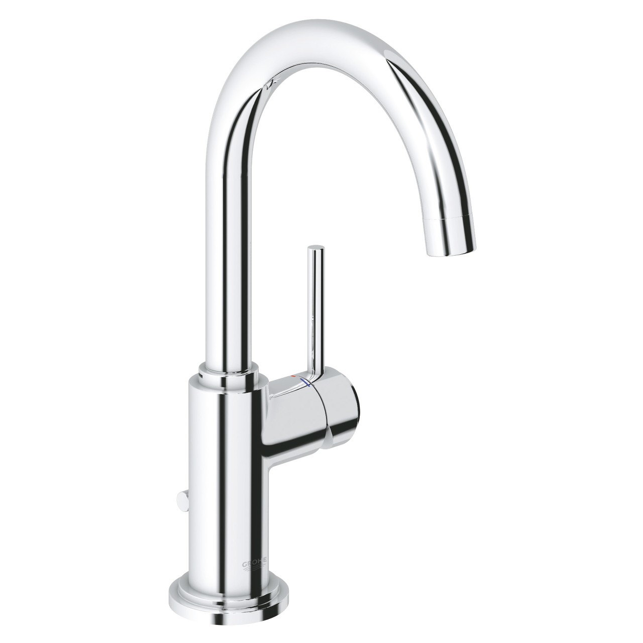 Vòi Chậu Grohe 1 Lỗ 32042001 Atrio L-SIZE, Nóng Lạnh