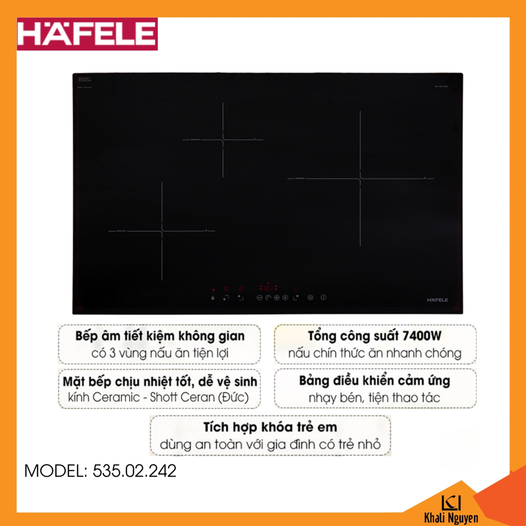 Bếp từ HC-IS773EA Hafele 535.02.242