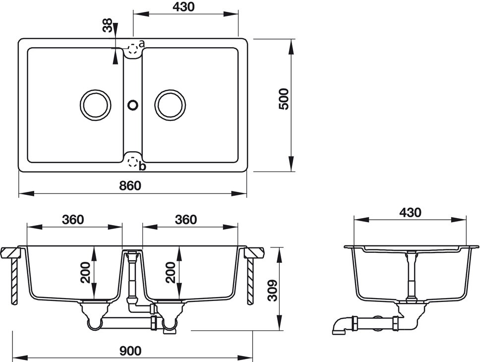 BVKT Chậu Rửa Bát Hafele HS-GD8650