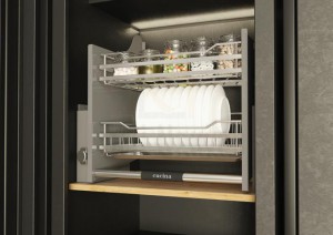 Rổ Chén Đĩa Di Động LENTO Cucina 504.76.204 - Lưới Tròn