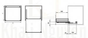 Bản Vẽ Kỹ Thuật Bộ Rổ Chén 549.08.204