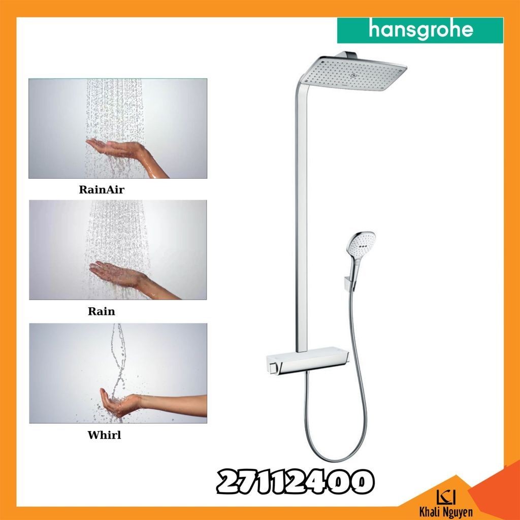 Sen Tắm Cây Hansgrohe Raindance E Showerpipe 360 27112400