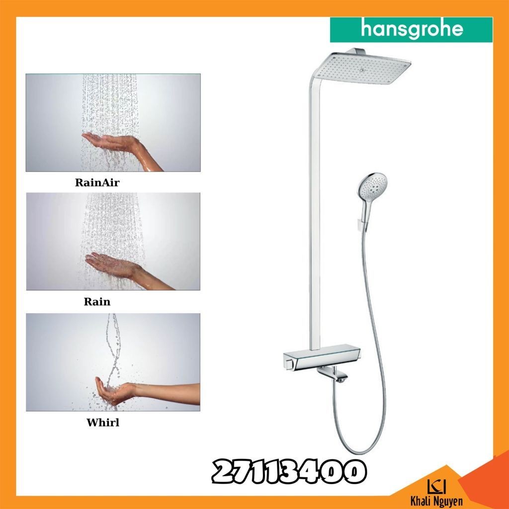 Sen Tắm Cây Hansgrohe Raindance E Showerpipe 360 27113400