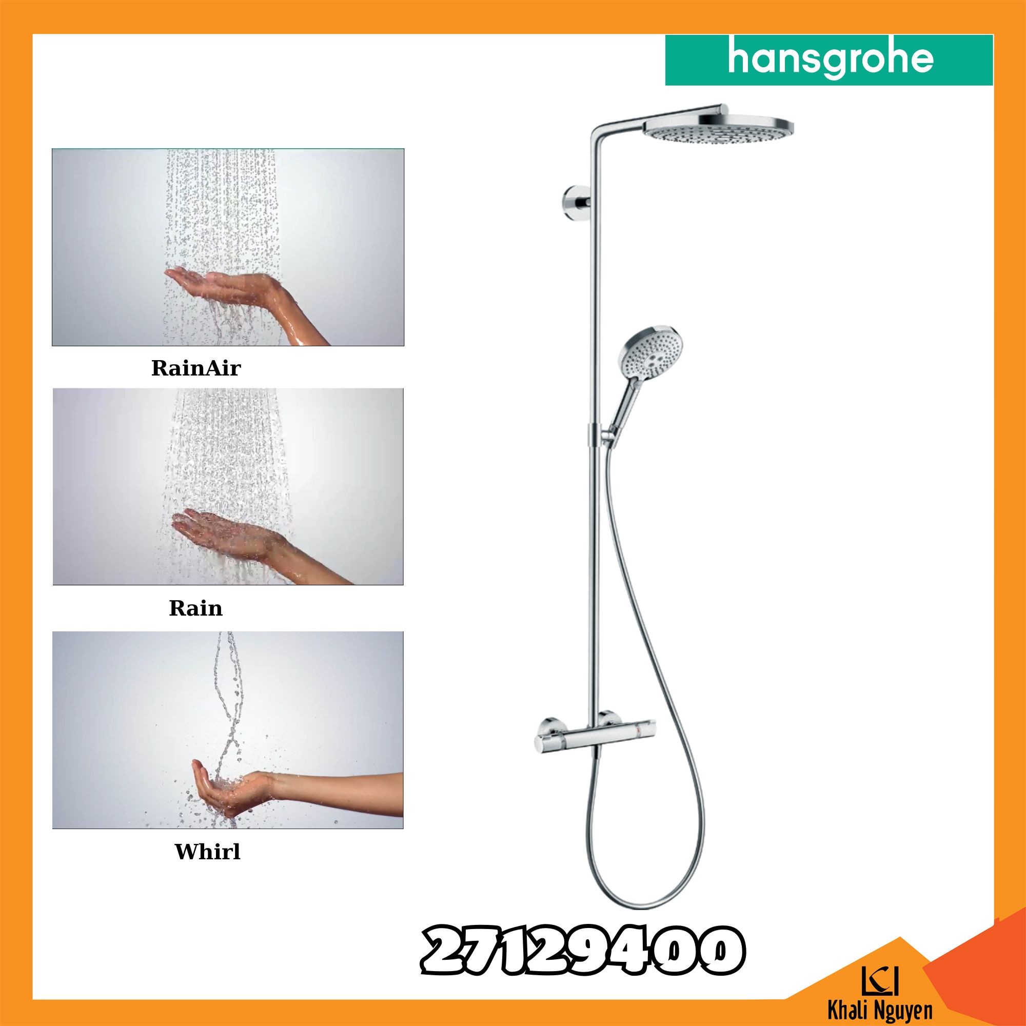 Sen Tắm Cây Hansgrohe Raindance Select S Showerpipe 240 27129400