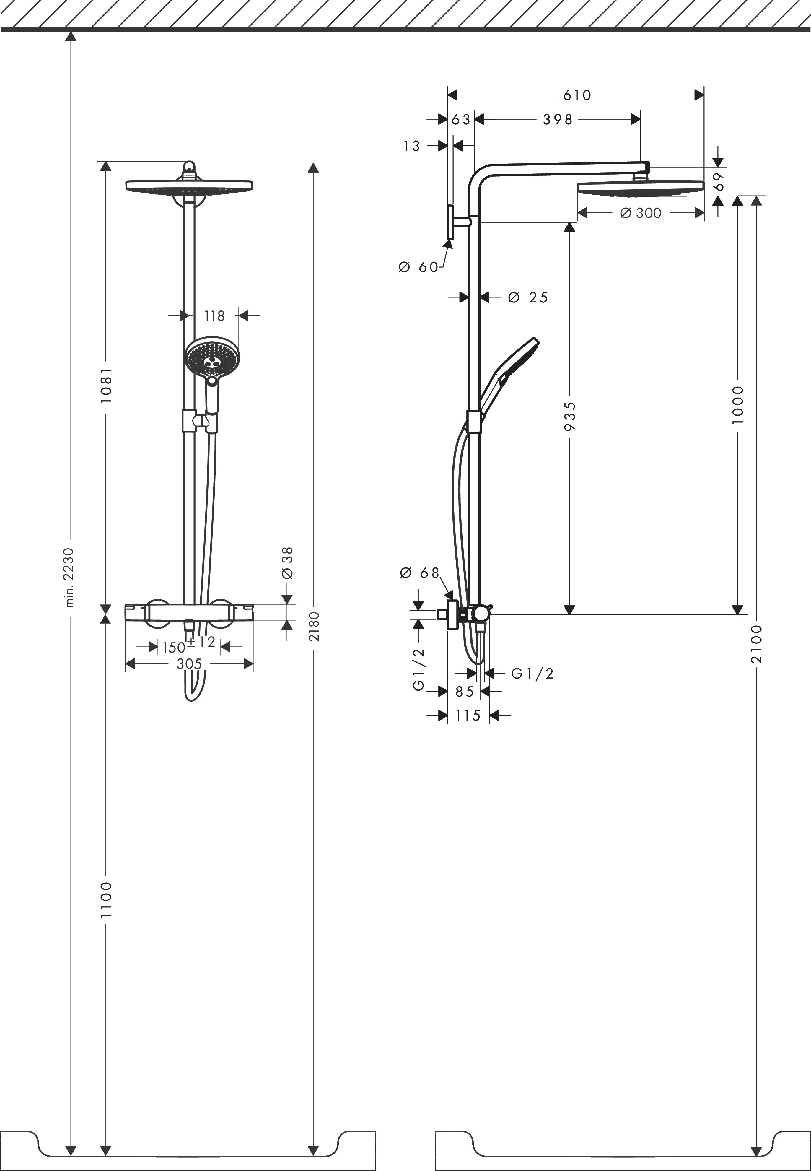 Bản Vẽ Kỹ Thuật Hansgrohe 27133400