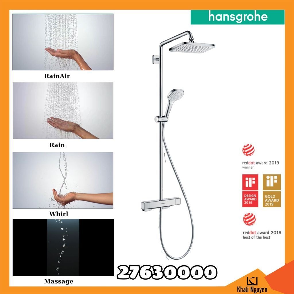 Sen Tắm Cây Hansgrohe Croma E Showerpipe 280 27630000