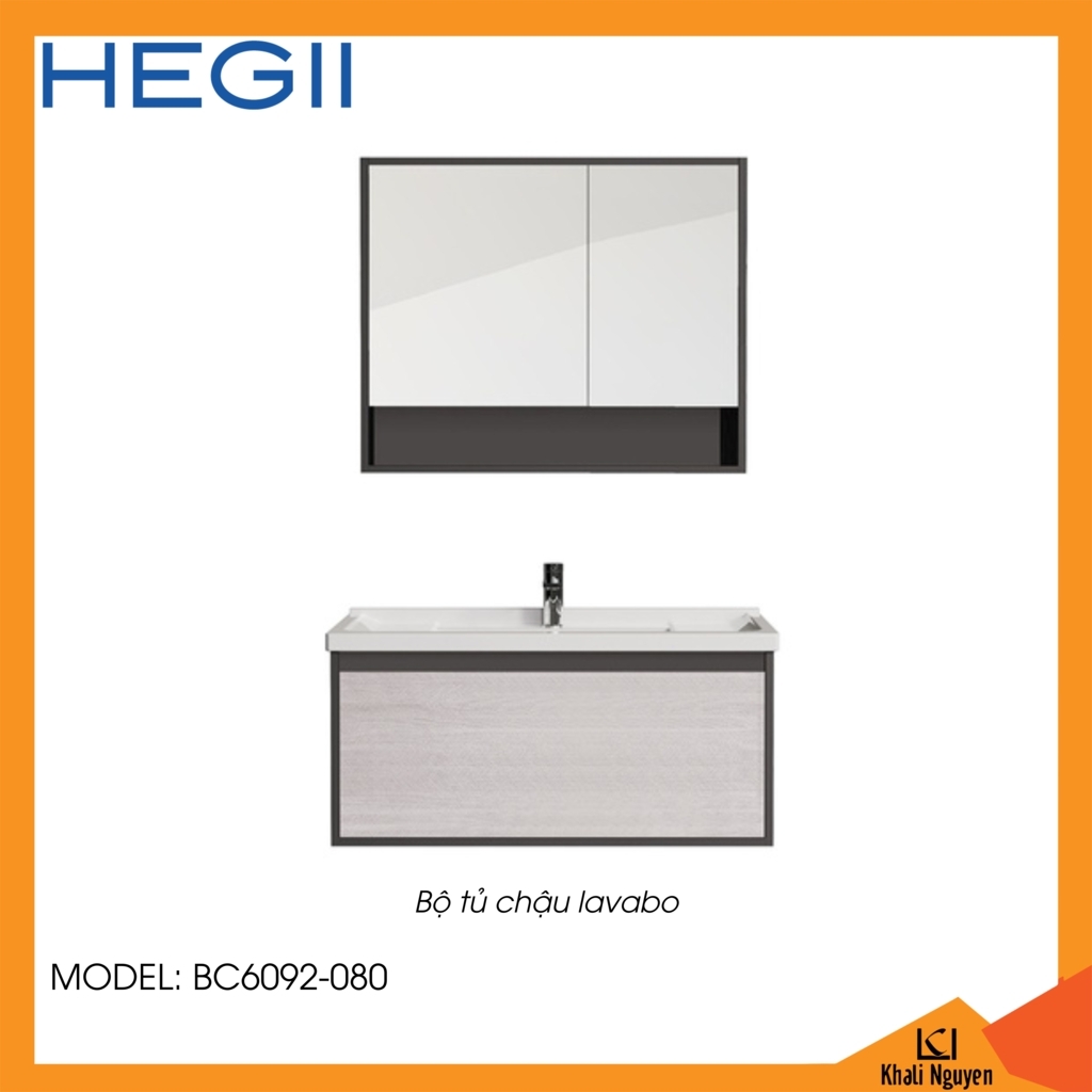 Bộ tủ chậu lavabo Hegii BC6092-080