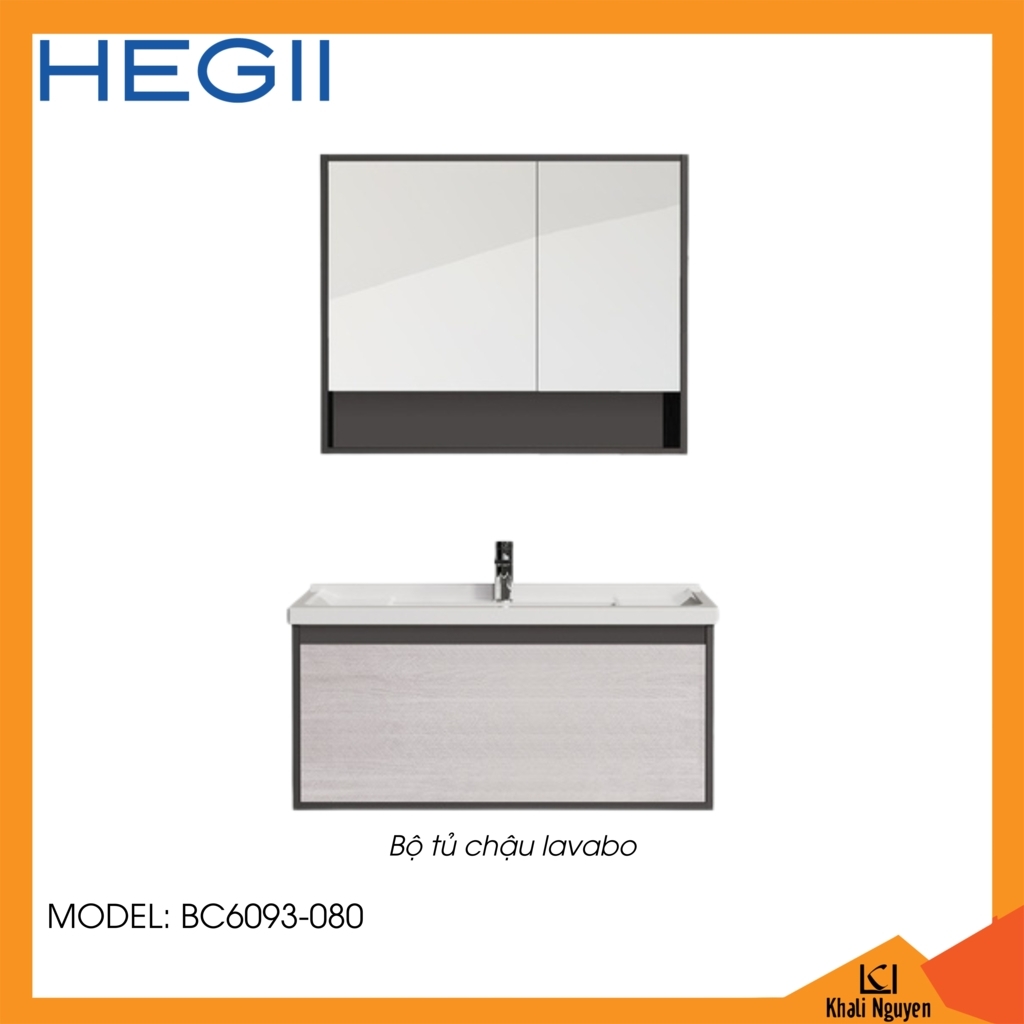 Bộ tủ chậu lavabo Hegii BC6093-080