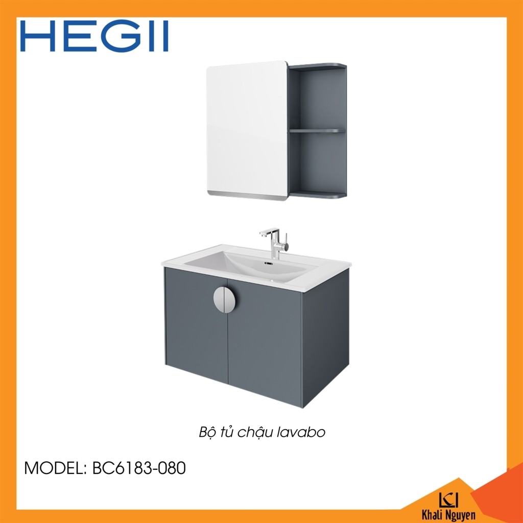 Bộ tủ chậu lavabo Hegii BC6183-080