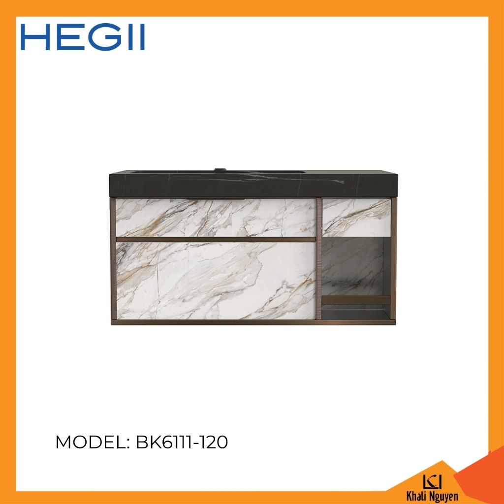 Bộ tủ chậu HEGII BK6111-120 (không gương)