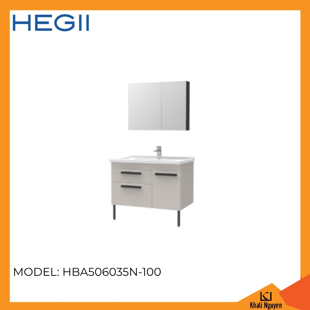 Bộ tủ chậu HEGII HBA506035N-100