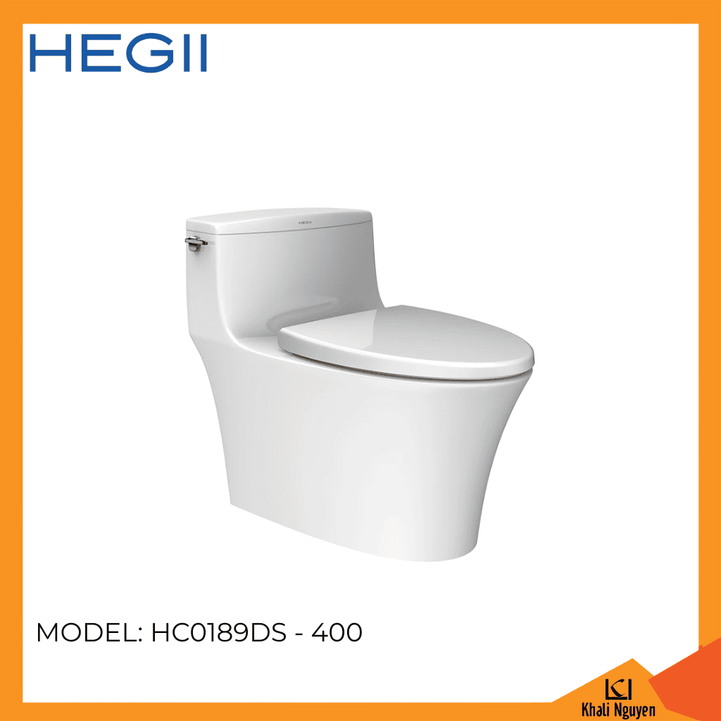 Bàn cầu một khối HEGII HC0189DS - 400 