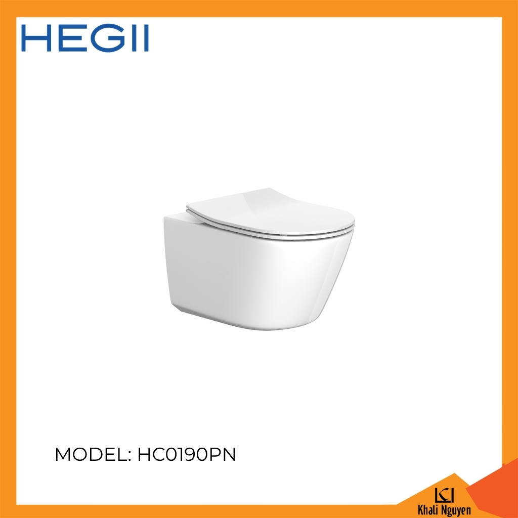 Bàn cầu sứ treo tường HEGII HC0190PN 