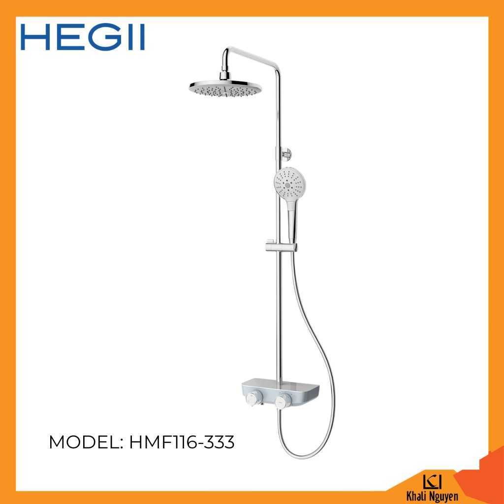 Bộ sen tắm cây Hegill HMF116-333 | Lõi sen Neoperl nhập khẩu Thụy Sĩ | Công nghệ pha trộn nước giàu oxy