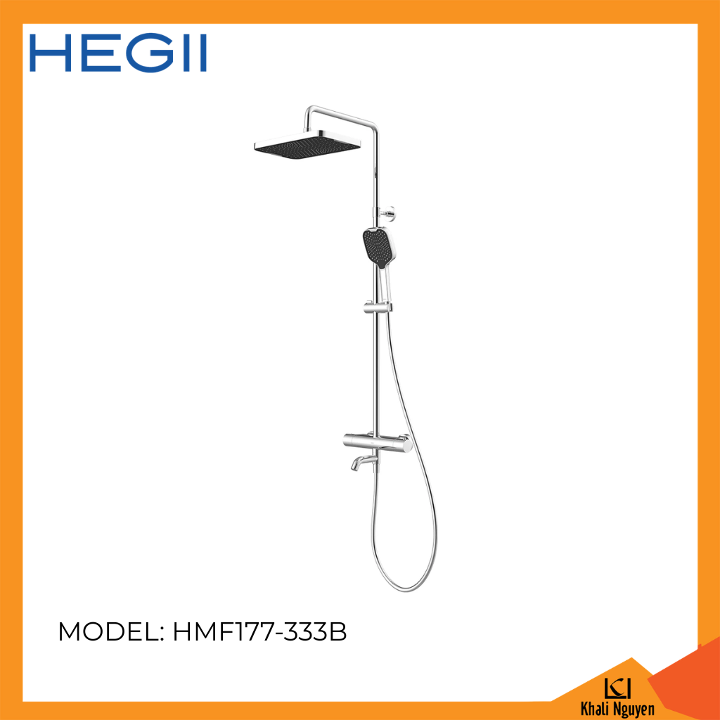 Bộ sen tắm HEGII HMF177-333B | Hiển thị nhiệt độ