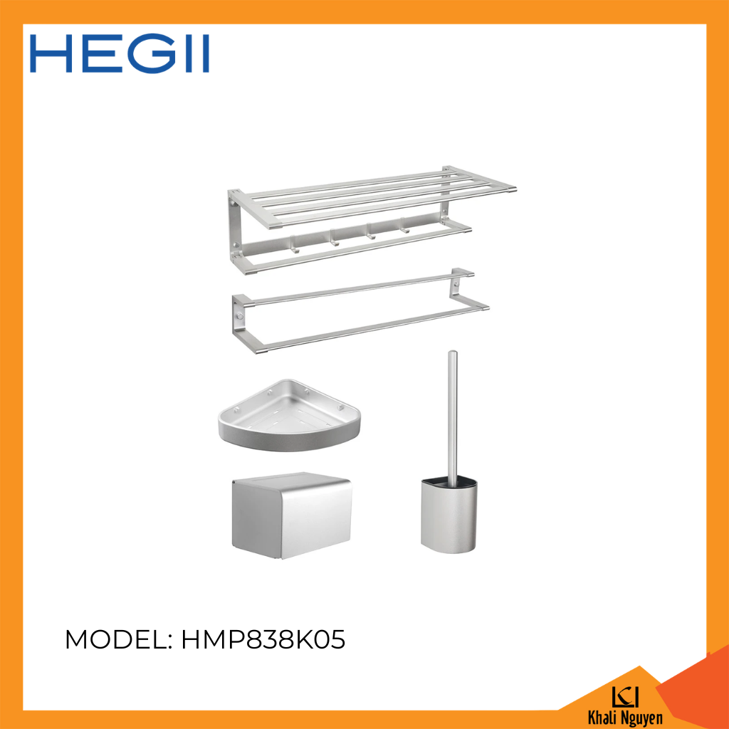 Bộ phụ kiện phòng tắm HEGII HMP838K05