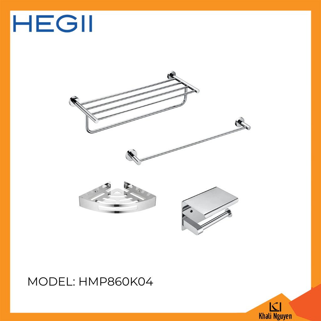 Bộ phụ kiện phòng tắm HEGII HMP860K04