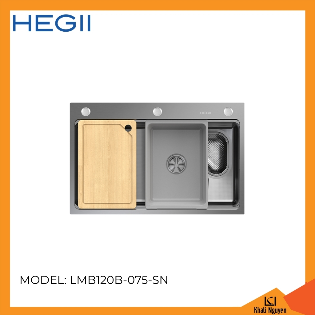 Chậu rửa bát HEGII LMB120B-075-SN
