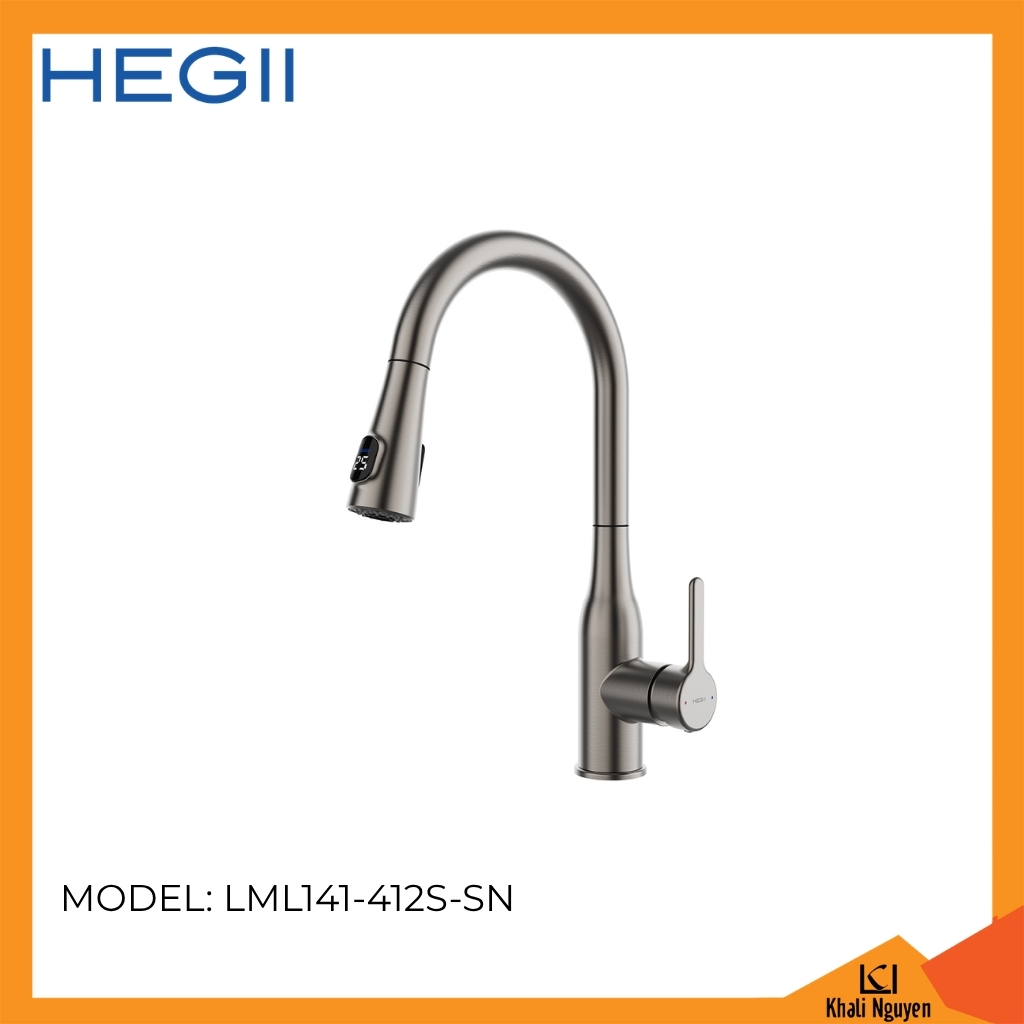 Vòi bếp HEGII LLML141-412S-SN