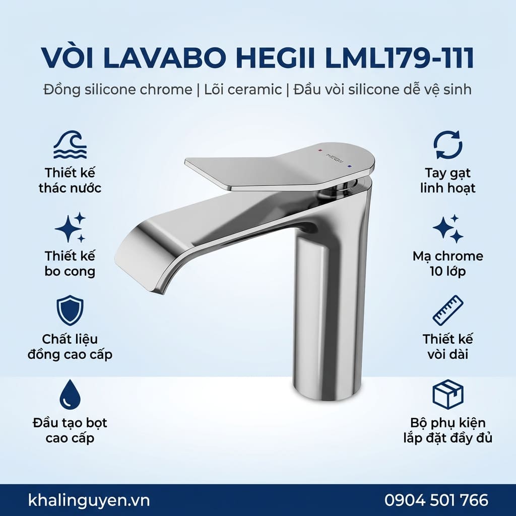 Thông tin vòi Lavabo HEGII LML179-111