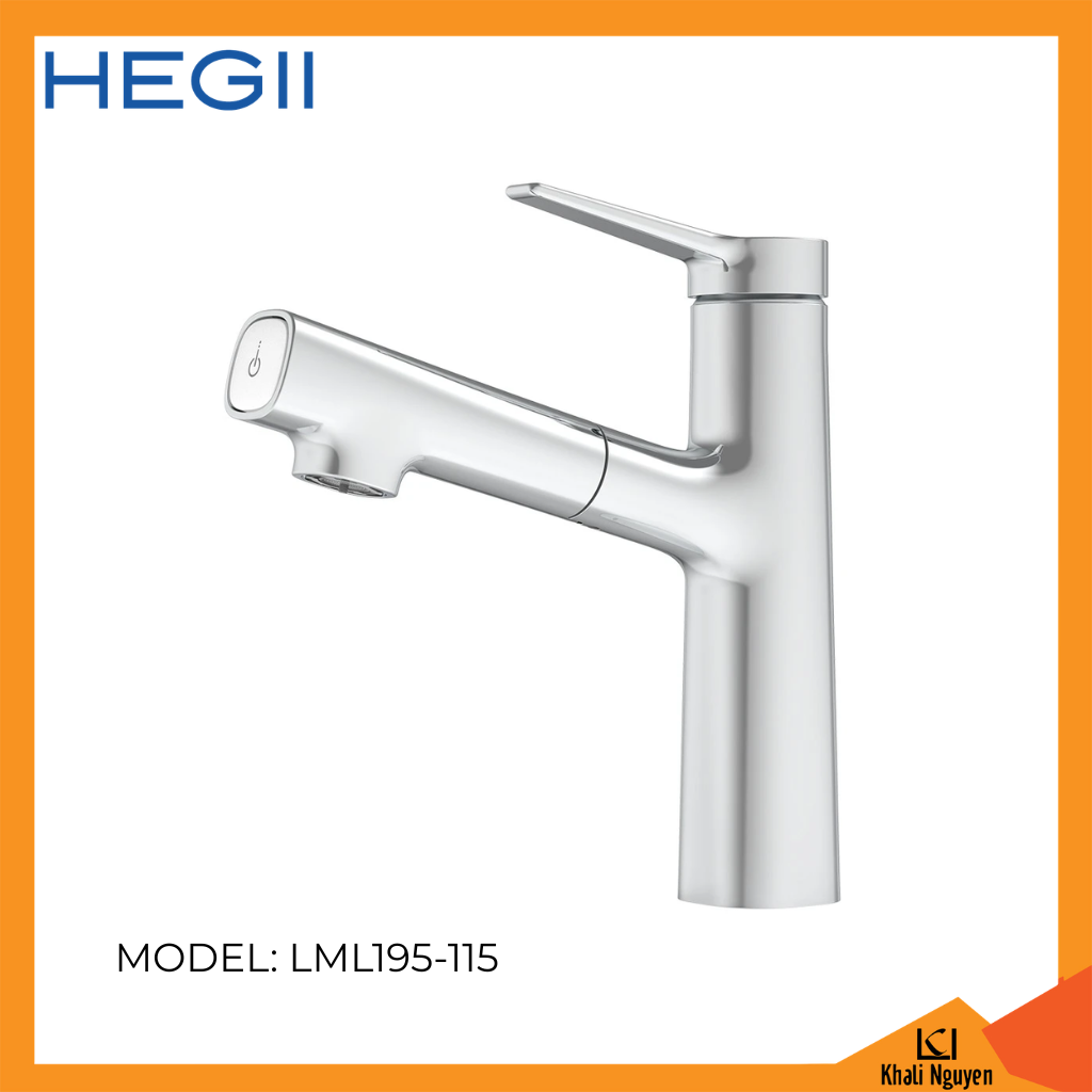 Vòi Lavabo dây rút HEGII LML195-115