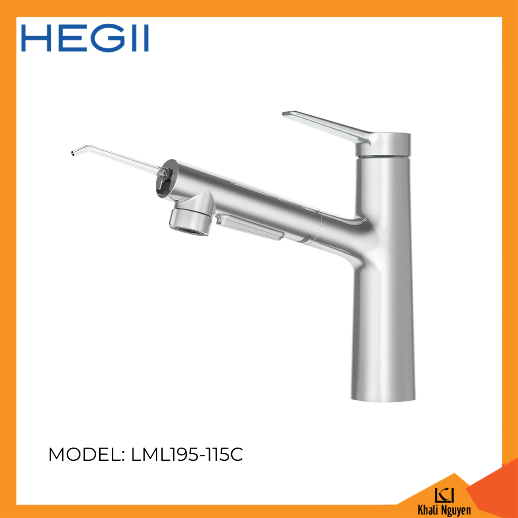 Vòi Lavabo dây rút HEGII LML195-115C