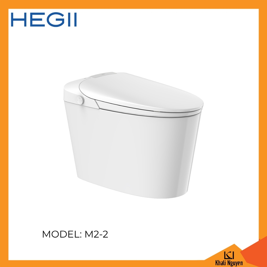 Bàn cầu thông minh HEGII M2-2 | Hệ thống xả siêu xoáy | Giảm ồn kép | Độ ồn chỉ 34 dB
