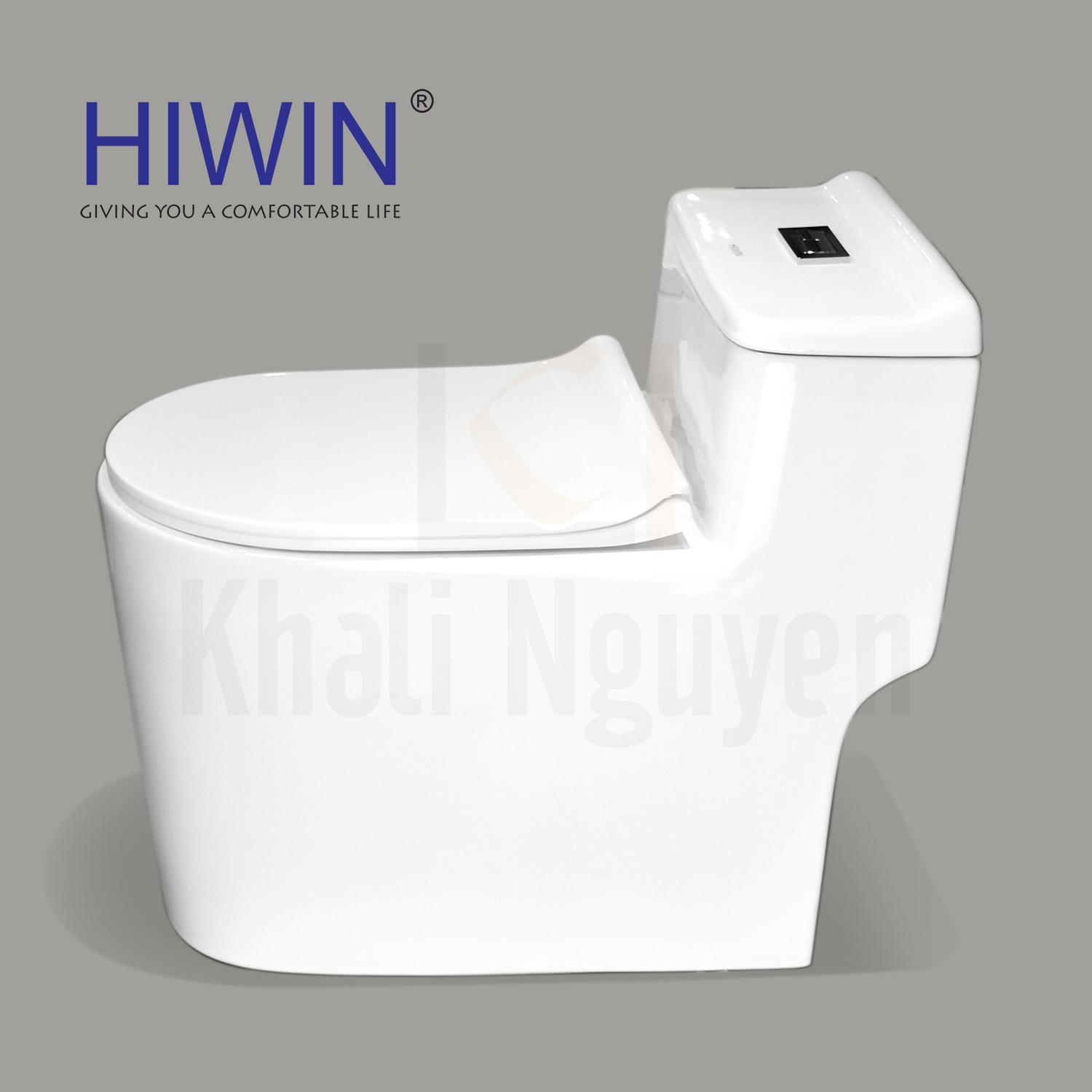 Bồn cầu một khối Hiwin MT-2020 nắp UF