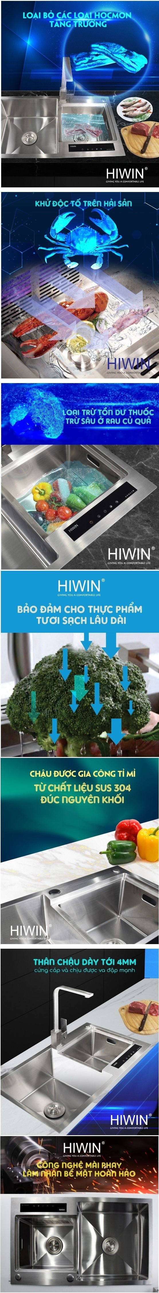 Thông Tin Chậu Rửa Bát Hiwin IKS-8045