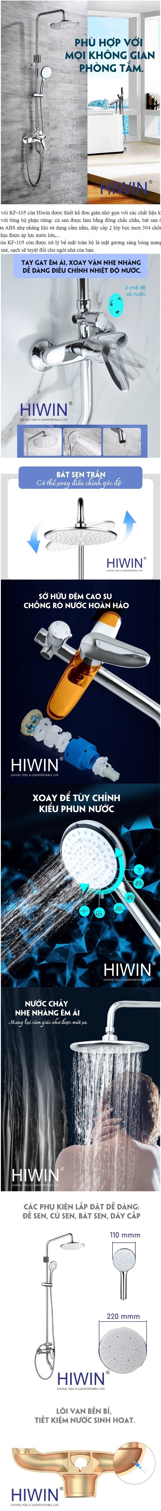 Thông Tin Sen Tắm Cây Hiwin KF-105