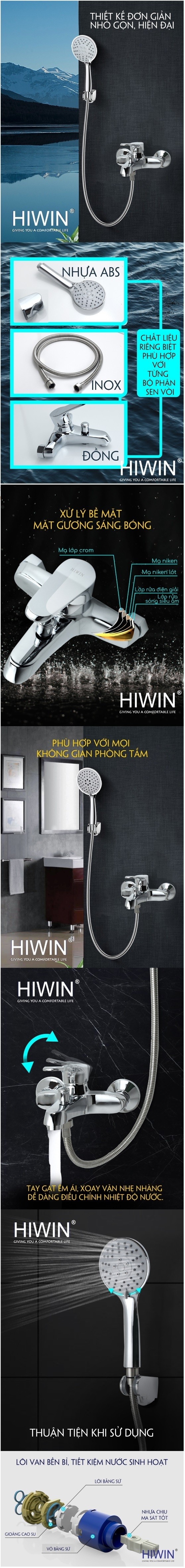Thông Tin Sen Tắm Hiwin KF-214F