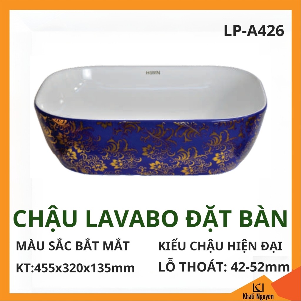 Chậu Lavabo Nghệ Thuật Hiwin LP-A426