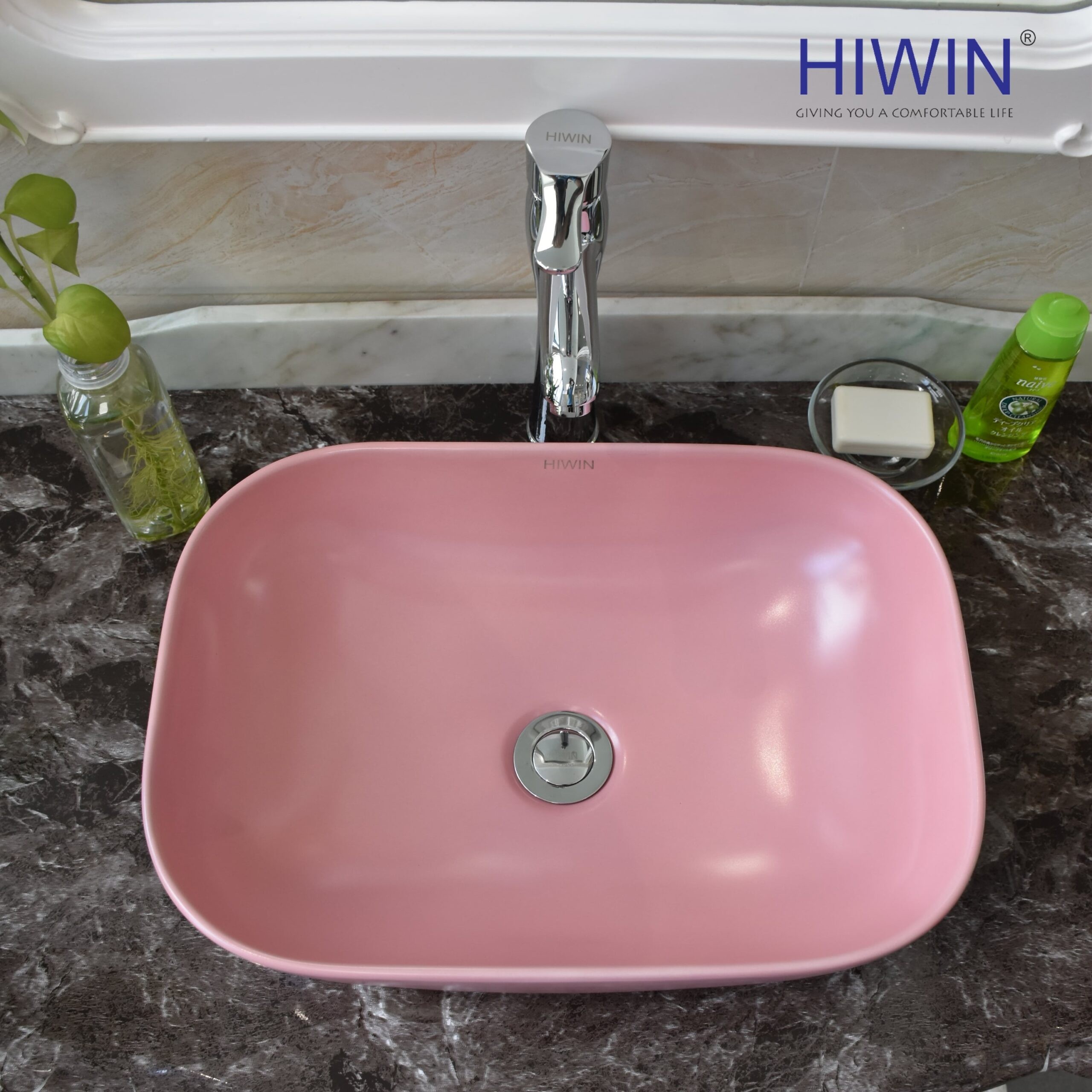 Chậu Lavabo Nghệ Thuật Hiwin LP-A462 - Hình 1