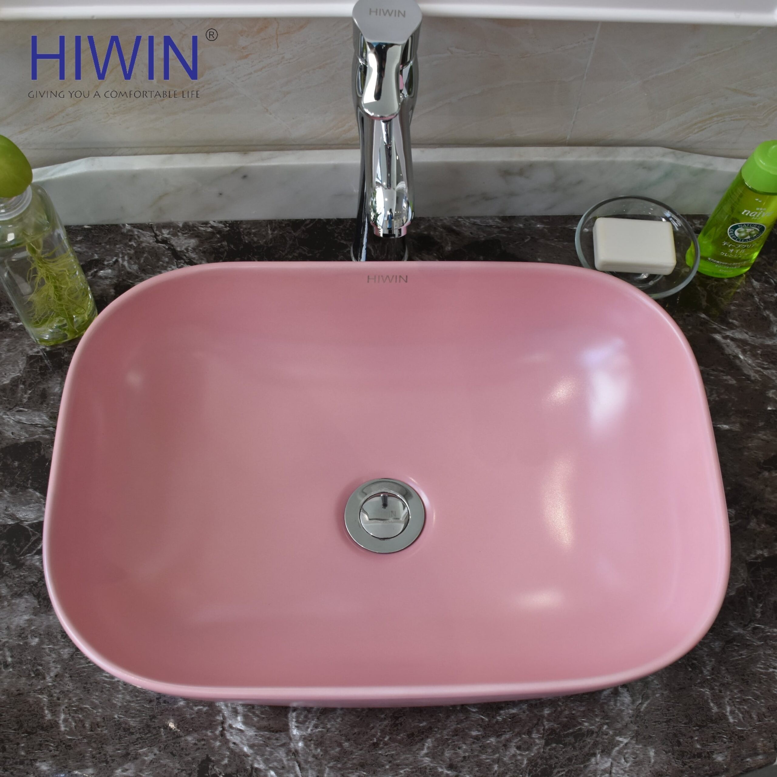 Chậu Lavabo Nghệ Thuật Hiwin LP-A462 - Hình 3