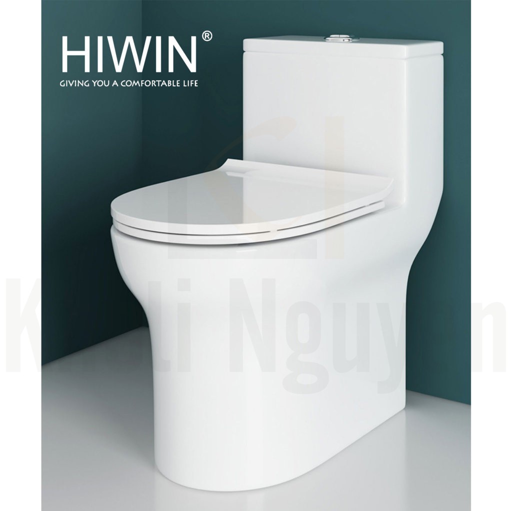 Bồn cầu một khối Hiwin MT-5015 nắp PP