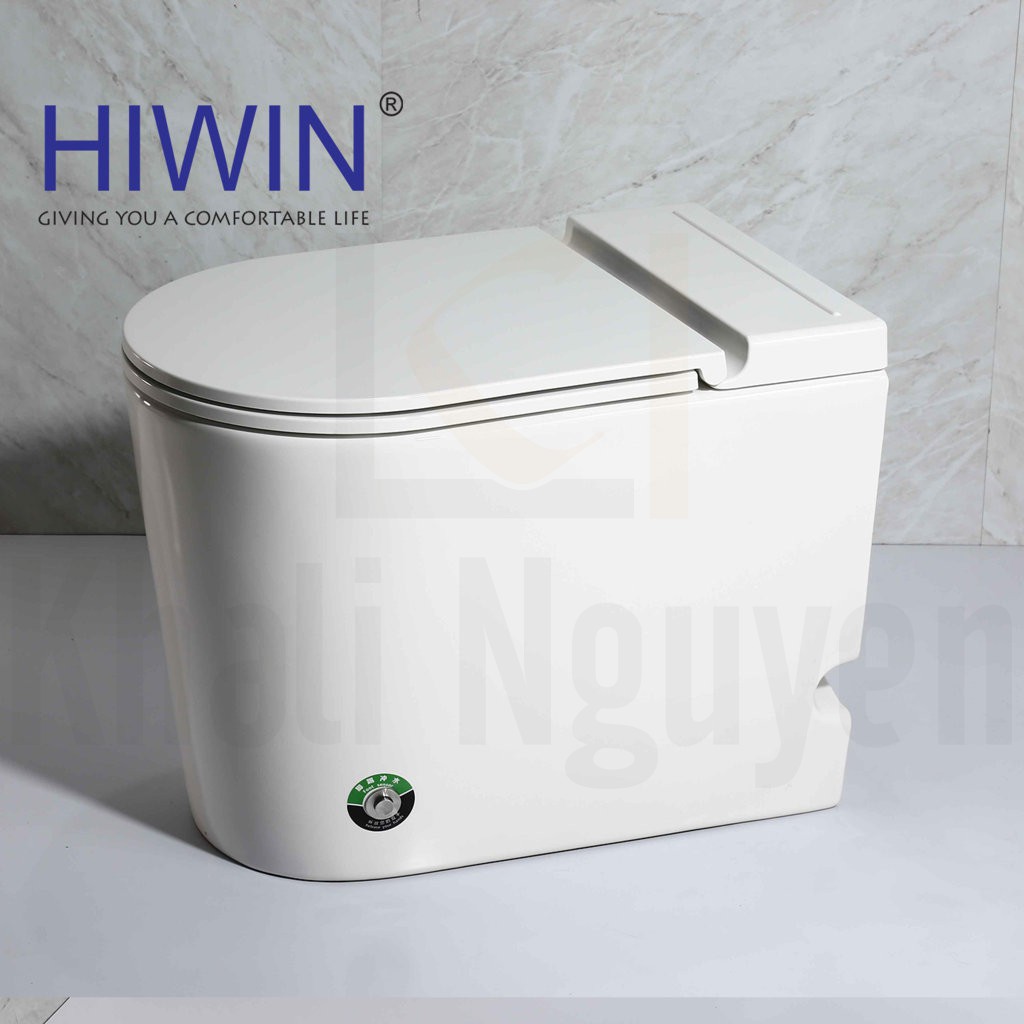 Bồn cầu một khối Hiwin MT-6040 không két nước hình 2