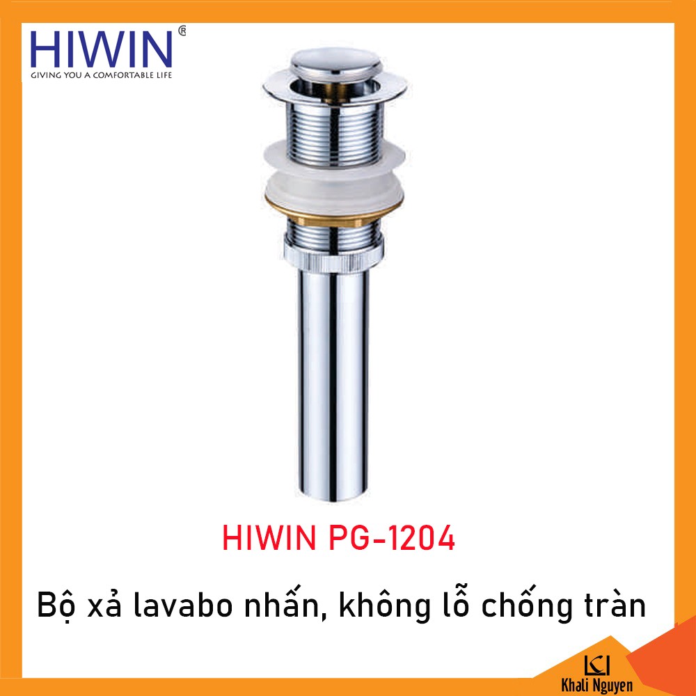 Bộ Xả Lavabo Nắp Nhấn Hiwin PG-1204