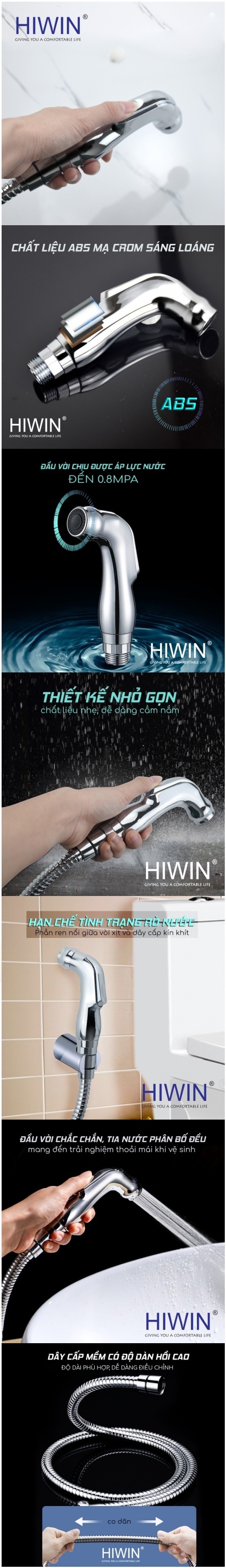 Thông Tin Đầu Vòi Xịt Hiwin PJF-101