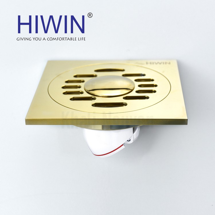 Thoát Sàn Ngăn Mùi Đồng Mạ Vàng Hiwin FD-1101