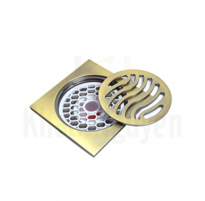 Thoát Sàn Ngăn Mùi Đồng Mạ Vàng Hiwin FD-1118 - Hình 1