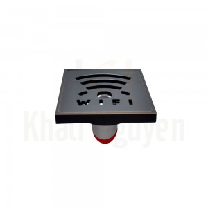 Thoát Sàn Ngăn Mùi Đồng Mạ Đen Hiwin FD-1418