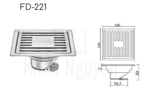 Ga Thoát Sàn Hiwin FD-221 Thoát Sàn Đối Trọng