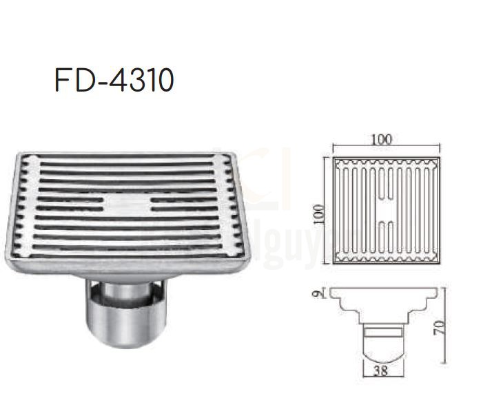 Ga Thoát Sàn Hiwin FD-1221 Ngăn Mùi Siêu Việt