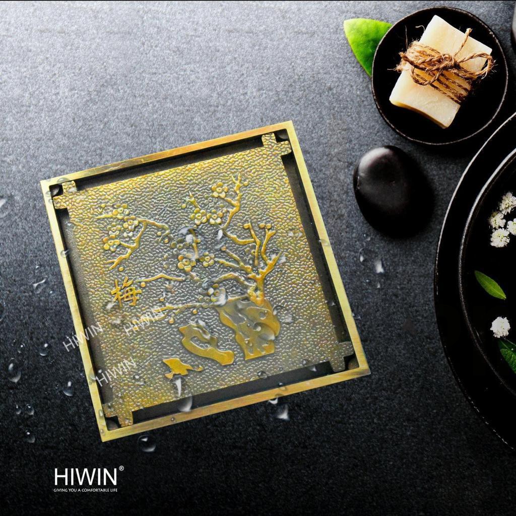 Thoát Sàn Ngăn Mùi Mạ Đồng Vàng Hiwin FD-4701 -Hình 6