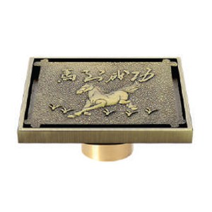 Thoát Sàn Ngăn Mùi Hiwin FD-4707L Mạ Đồng Giả Cổ