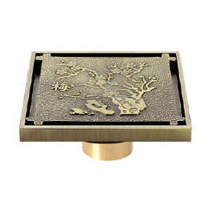 Thoát Sàn Ngăn Mùi Hiwin FD-6405L Mạ Đồng Giả Cổ