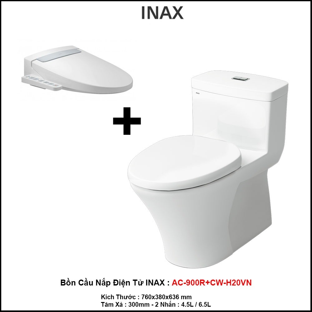 Bồn Cầu Nắp Điện Tử INAX AC-900R+CW-H20VN