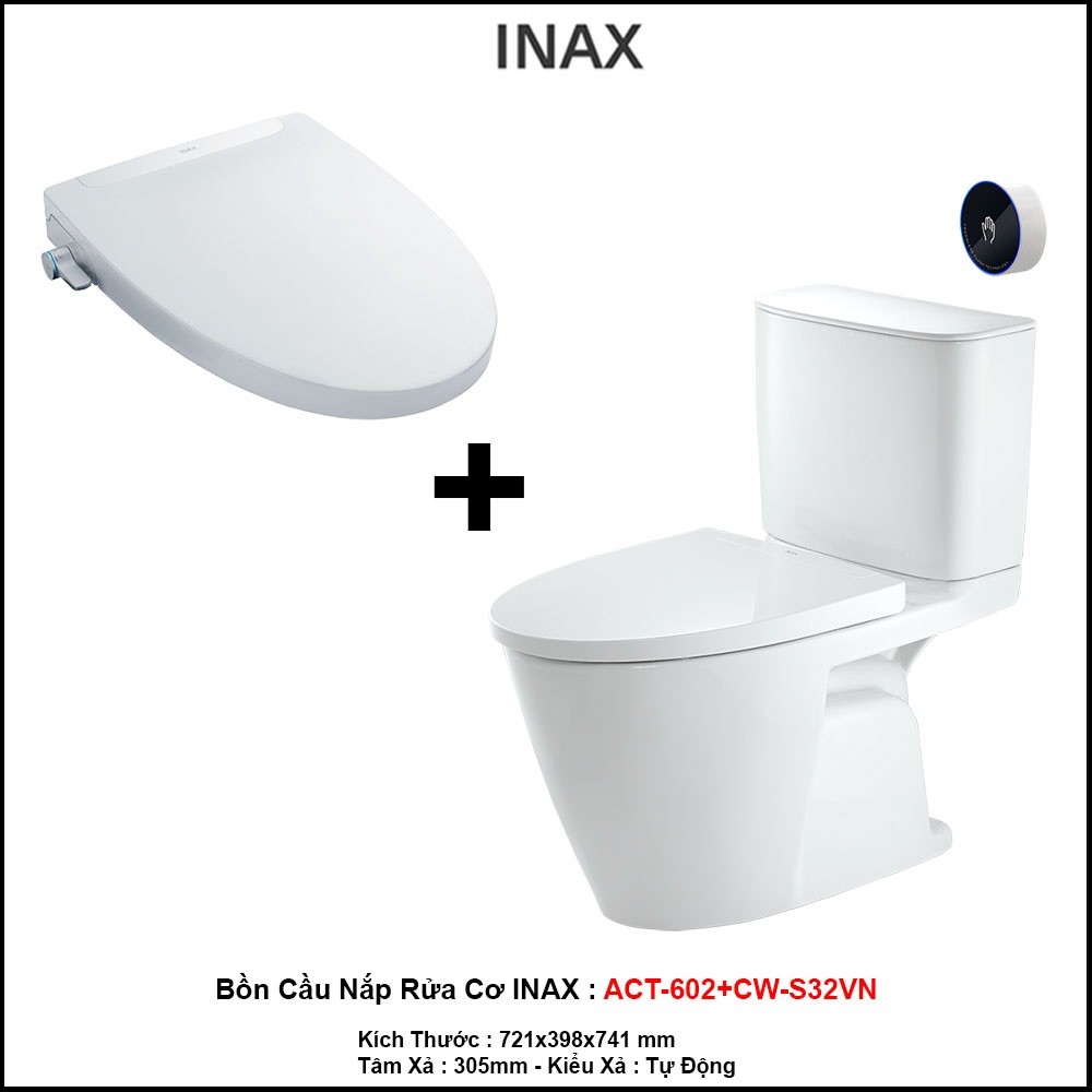 Bồn Cầu Nắp Rửa Cơ INAX ACT-602+CW-S32VN