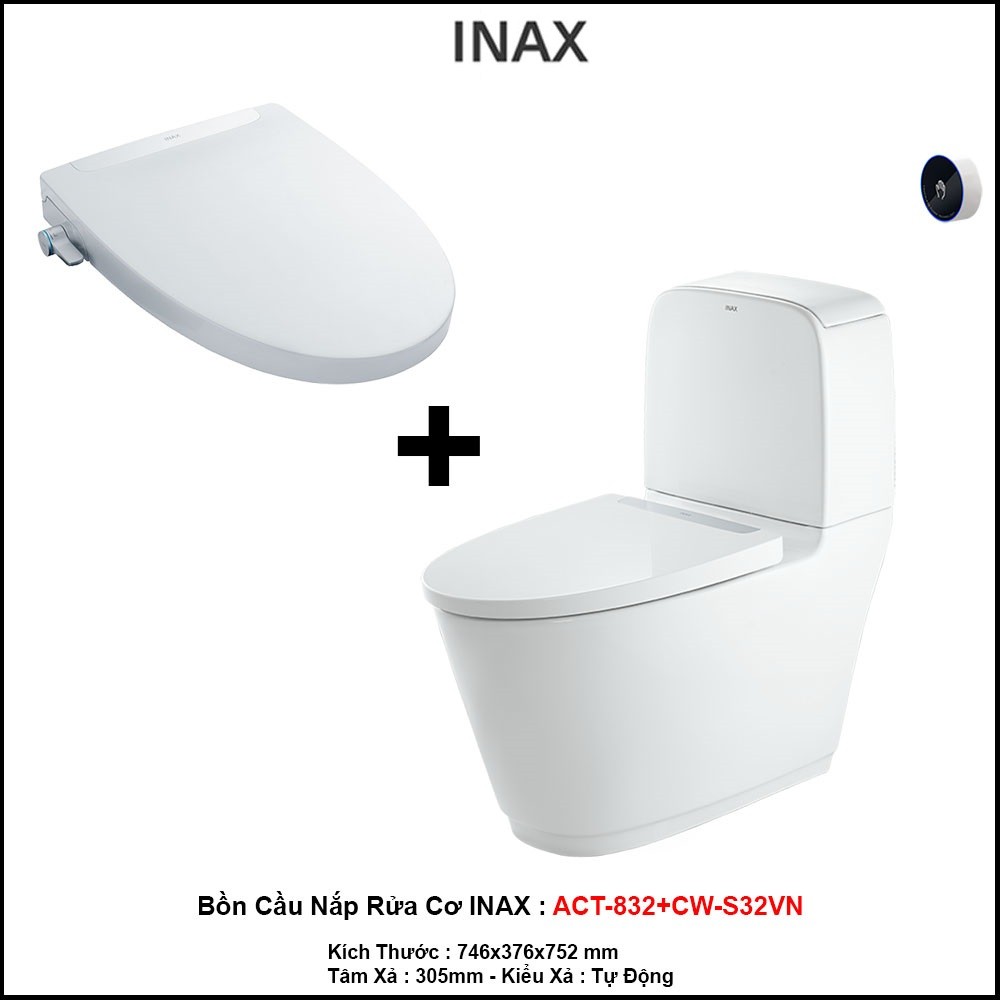 Bồn Cầu Nắp Rửa Cơ INAX ACT-832+CW-S32VN