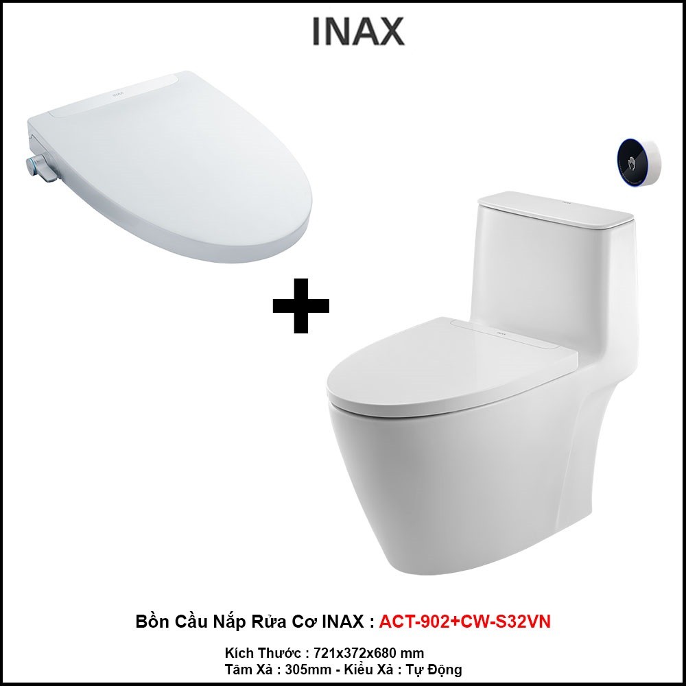 Bồn Cầu Nắp Rửa Cơ INAX ACT-902+CW-S32VN